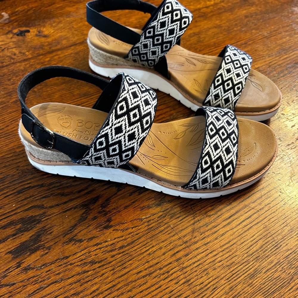 Sandals! Extremely comfortable!